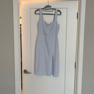 Babaton small blue mini dress